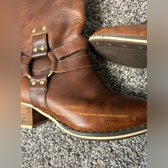 CAT by Caterpillar women’s brown leather riding boots size 6.5 - Picture 10 of 13